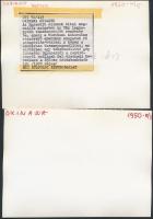 cca 1970 Japán, Okinawa 6 db feliratozott MTI sajtófotó / Japan, Okinawa 8 press photos 16x12 cm