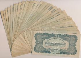 1944. 20P "A Vörös Hadsereg Parancsnoksága" (50x) T:vegyes