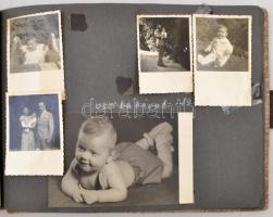 1940-1960 Családi fotó hagyaték, több, mint 100 fénykép egy katonatiszt családi életéből. Igényes al...