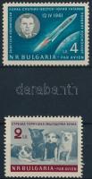 Űrkutatás 2 klf bélyeg, Space research 2 stamps