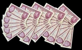 1984. 100Ft (30x) egy ugrással sorszámkövetők T:I,I- Hungary 1984. 100 Forints (30x) sequential serials with one jump C:UNC,AU