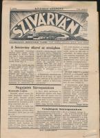 1942-1946 Az Országépítés, illetve a Szivárvány c. újság egy-egy száma. Ez utóbbi kissé sérült.