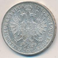 Ausztria/olasz verdejel 1858M 1Fl Ag "Ferenc József" Milánó T:2,2-
Austria/Italian mintma...