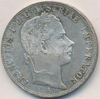 Ausztria 1857A 1Fl Ag "Ferenc József" T:2 kis patina Austria 1857A 1 Florin Ag "Franz Joseph" C:XF small patina