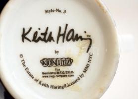 Könitz mokkás csésze és alj, jelzett, hibátlan, matricás