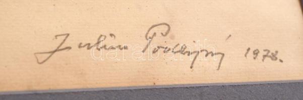 Olvashatatlan jelzéssel: Férfi fej. Szén, papír, keretben, 40×27 cm