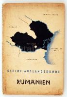 Alfred Malaschofsky: Rumänien. Kleine Auslandskunde. Berlin, 1943, Junker & Dünnhaupt. 95 p. Térképpel. Kiadói papírkötésben.