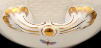 Herendi Rothschild leveses tál, kézzel festett, jelzett, hibátlan / Herend handpainted porcelain sou...