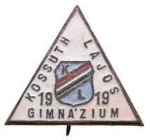 DN "Kossuth Lajos Gimnázium 1919" zománcozott fém jelvény (22x20mm) T:2,2-