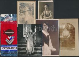 cca 1910-1940 Kis vegyes fotó és reklámnyomtatvány tétel