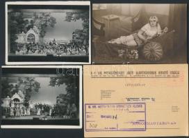 cca 1910-1940 Kis vegyes fotó és reklámnyomtatvány tétel