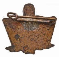 ~1975. "József Attila Olvasómozgalom" bronz fokozata, zománcozott "KISZ" kitűző ...