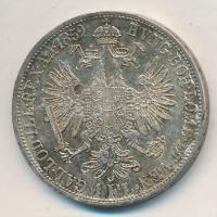 Ausztria 1859A 1Fl Ag "Ferenc József" T:2 ph., patina Austria 1859A 1 Florin Ag "Franz Joseph" C:XF edge error, patina