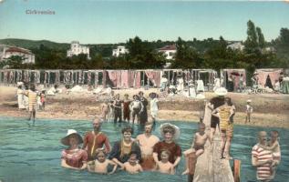 Crikvenica, bathing people (fl)