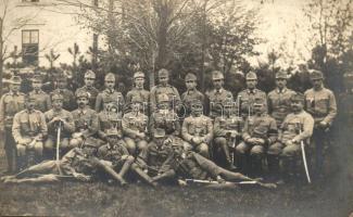 1916 WWI Austro-Hungarian military, soldiers group photo