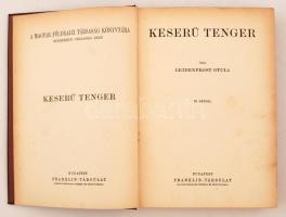 A Magyar Földrajzi Társaság Könyvtára: Leidenfrost Gyula: Keserű tenger Bp. é.n. Franklin. Aranyozot...