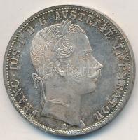 Ausztria 1862A 1Fl Ag "Ferenc József" T:2 ph., patina Austria 1862A 1 Florin Ag "Franz Joseph" C:XF edge error, patina