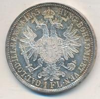 Ausztria 1863A 1Fl Ag "Ferenc József" T:2 ph., patina Austria 1863A 1 Florin Ag "Franz Joseph" C:XF edge error, patina