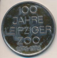 NDK 1978. "100 éves a Lipcsei Állatkert 1878-1978" fém emlékérem (60mm) T:2,2-
GDR 1978. ...