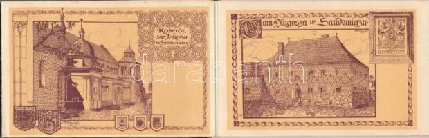 Sandomierz - old postcard booklet with 10 cards s: Bogucki