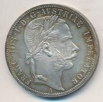 Ausztria 1866A 1Fl Ag "Ferenc József" T:2,1- kis ph., patina Austria 1866A 1 Florin Ag "Franz Joseph" C:XF,AU small edge error, patina Krause KM#2220