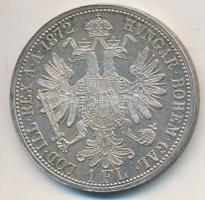 Ausztria 1872. 1Fl Ag "Ferenc József" T:2 ph. Austria 1872. 1 Florin Ag "Franz Joseph" C:XF edge error