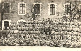 WWI Hungarian military, soldiers group photo (EK)