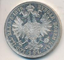 Ausztria 1879. 1Fl Ag "Ferenc József" T:2 ph. Austria 1879. 1 Florin Ag "Franz Joseph" C:XF edge error