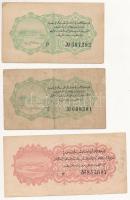Oszmán Birodalom 1916-1917. 1p (2x) + 2 1/2p T:III
Ottoman Empire 1916-1917. 1 Piastre (2x) + 2 1/2...