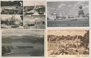 Kb. 2500 db VEGYES azaz régi és modern képeslap három dobozban, vegyes minőség; sok magyar lappal, ü...