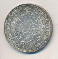 Ausztria 1888. 1Fl Ag "Ferenc József" T:2 ph. Austria 1888. 1 Florin Ag "Franz Joseph" C:XF edge error