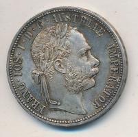Ausztria 1891. 1Fl Ag "Ferenc József" T:2,1- kis ph. Austria 1891. 1 Florin Ag "Franz Joseph" C:XF,AU tiny edge error