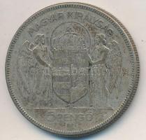 1930. 5P Ag "Horthy jobbra" T:3 Adamo P8