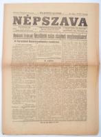 3 db Népszava szám 1919 március-április havából.