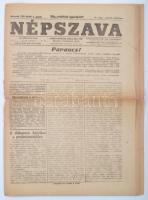 3 db Népszava szám 1919 március-április havából