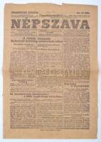 A Népszava rendkívüli kiadása a román csapatok benyomulásáról Budapest határáig.  1919. augusztus 4. hétfő. (A lap rendesen nem jelent meg hétfőnként.)