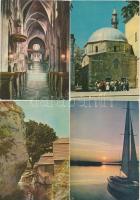 90 db MODERN magyar városképes lap, vegyes minőség / 90 modern Hungarian town-view postcards, mixed quality