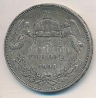 1900KB 5K Ag "Ferenc József" T:2,2- kis ph.