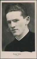Kaszap István (1916-1935) jezsuita novícius fotója, 14x8cm