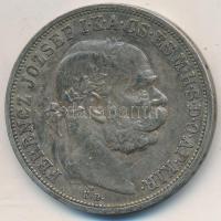 1909KB 5K Ag "Ferenc József" T:2-,2 patina