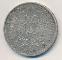 Ausztria 1912. 2K Ag "Ferenc József" T:2,2- Ausztria 1912. 2 Corona Ag "Franz Joseph" C:XF,VF