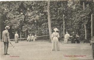 Máriavölgy, Marianka, Mariathal; Teniszpálya / tennis court