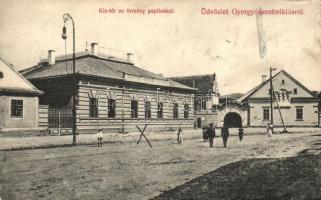 Gyergyószentmiklós, Kis tér, örmény paplak / Square with Armenian parish (b)