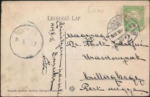 Gyergyószentmiklós, Kis tér, örmény paplak / Square with Armenian parish (b)