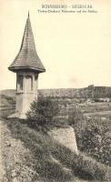 Segesvár, Schässburg, Stila. Török emlék, Türken-Denkmal Thürmchen auf der Steilau / Turkish tower