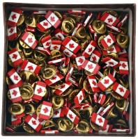 Kanada 183db-os "Zászló" jelvény tétel T:1,1-,2 Canada 183pcs of "Flag" badges C:UNC,AU,XF