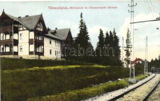 Tátraszéplak, Millennium és villamosvasúti állomás / railway station