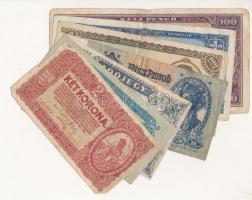 30db-os vegyes magyar és külföldi bankjegy tétel T:vegyes 30pcs of various banknotes C:mixed