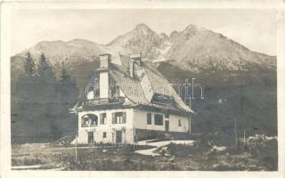 Tátralomnic, Schmidbauer Villa, kiadja Kuszmann Gyula / villa