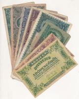 30db-os vegyes magyar pengő és adópengő bankjegy tétel T:vegyes